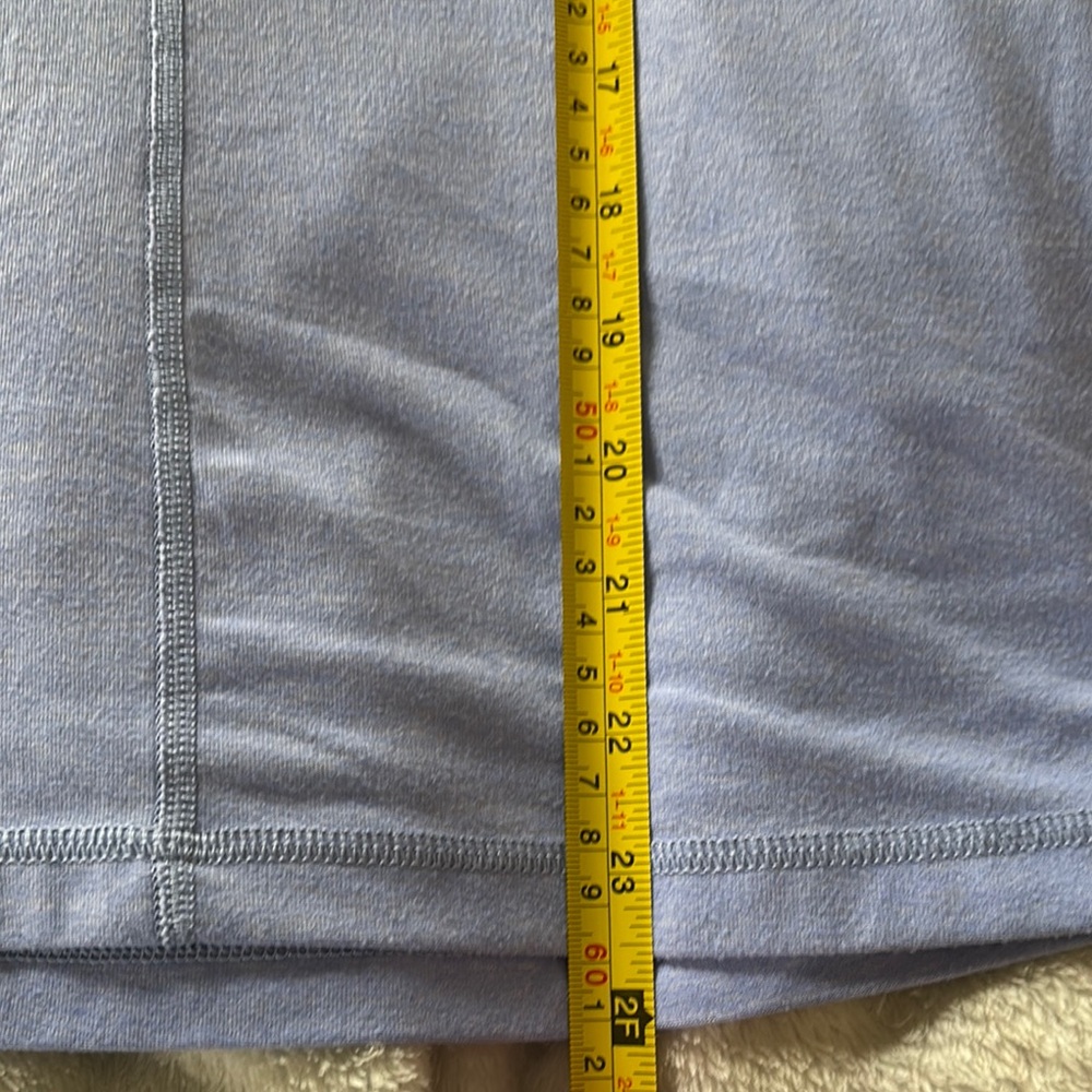 Lululemon Athletica Blue and Gray Fitted Sleeveless Tank Top - Picture 7 of 7